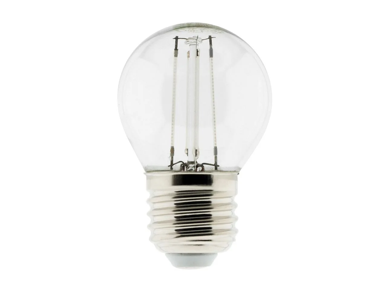 Ampoule LED déco filament - Bleu 3W E27 sphérique - Elexity