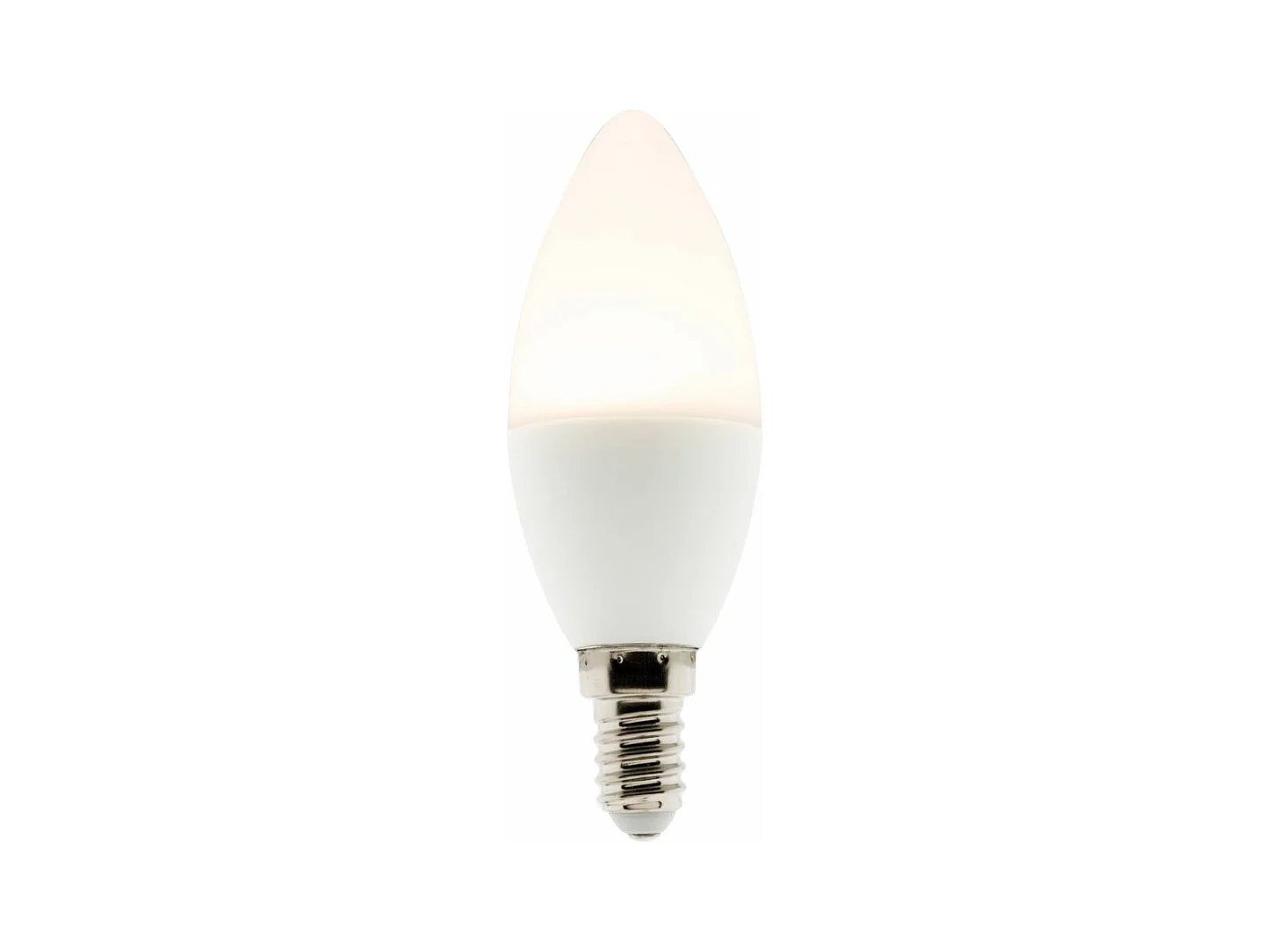 Ampoule LED E14 flamme 5,2W - Blanc chaud - 470lm 2700K  - Zenitech