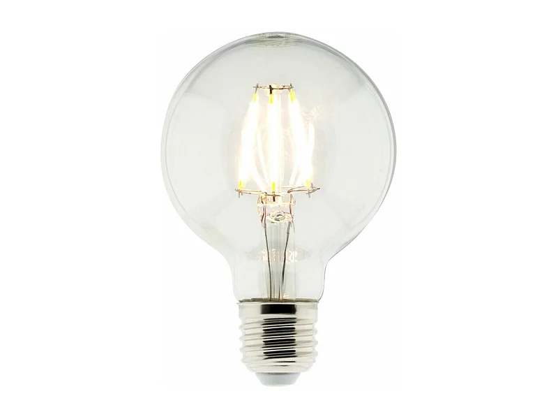 Ampoule déco filaments LED E27 6W - Blanc chaud - 600lm 2700K  - Zenitech