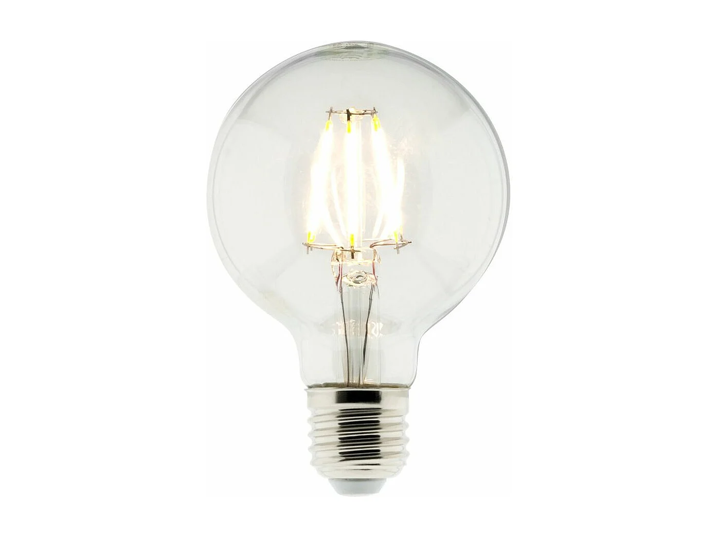 Ampoule déco filaments LED E27 6W - Blanc chaud - 600lm 2700K  - Zenitech