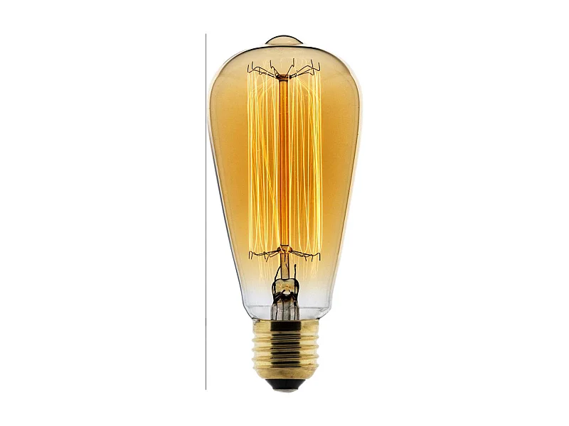 Ampoule déco filament carbone Edison 25W E27 - Zenitech