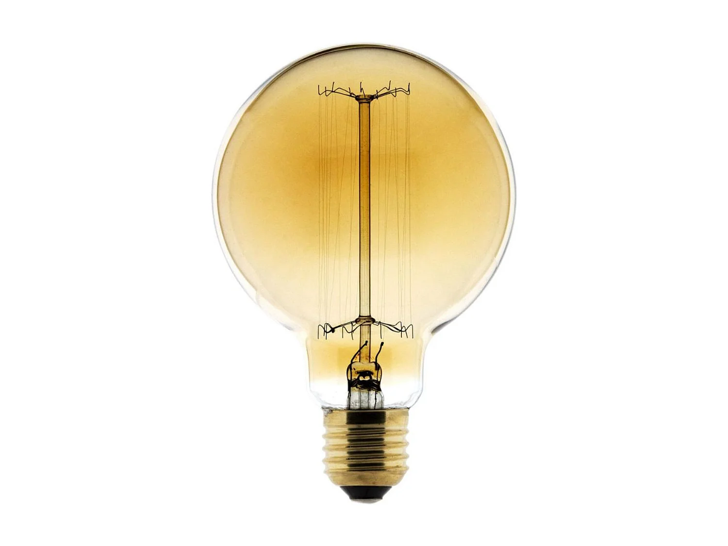 Ampoule déco filament carbone Globe Ø95mm E27 - Elexity