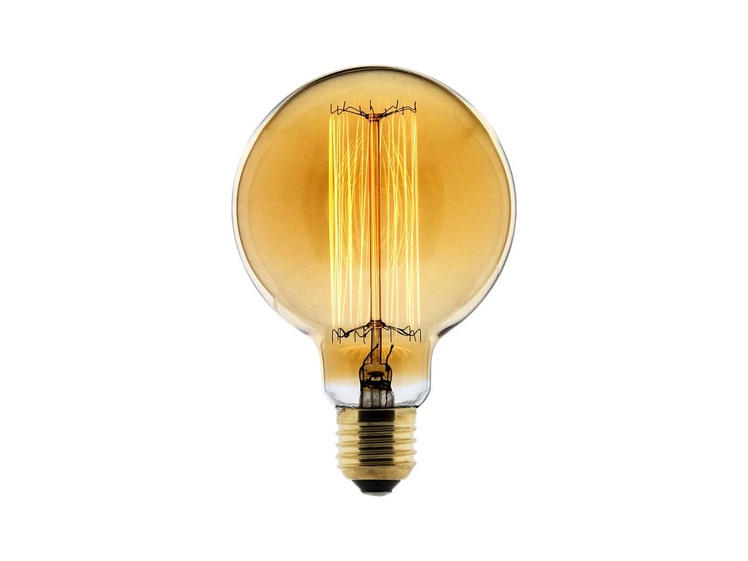 Ampoule déco filament carbone Globe Ø95mm E27 - Elexity