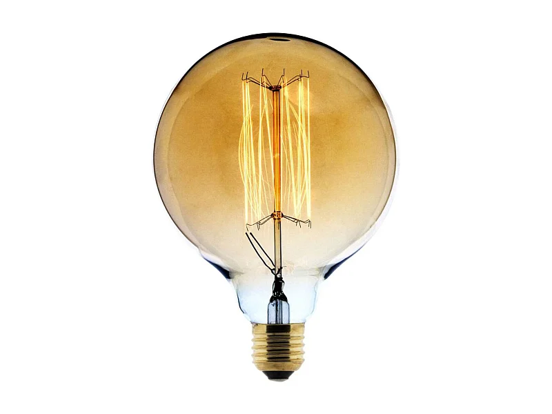 Ampoule déco filament carbone Globe Ø125mm E27 - Elexity