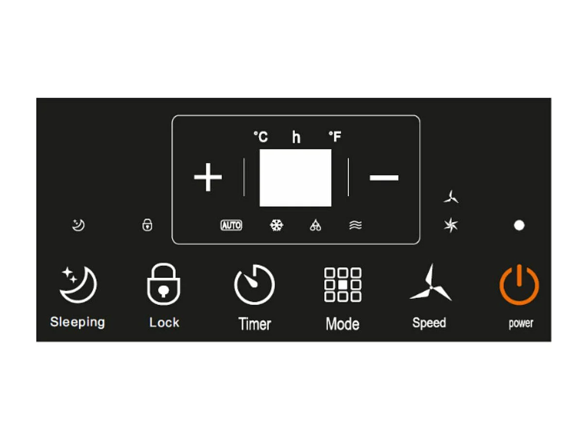 Climatiseur ventilateur déshumidificateur silencieux 2000W Classe A - Voltman