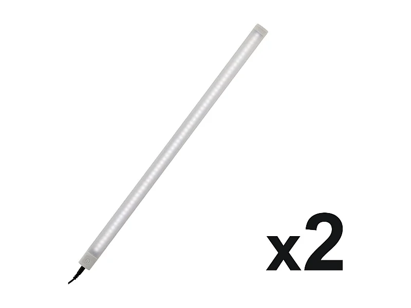 Lot de 2 réglettes LED dimmables 7W - Zenitech