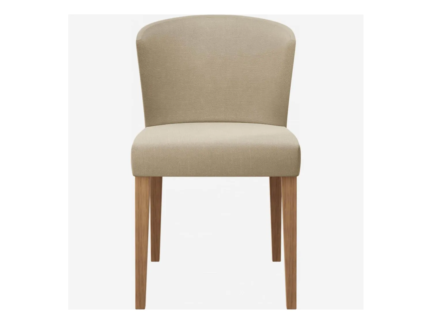 Habitat - Chaise en tissu - Grège (Lot de 2) - Valentina