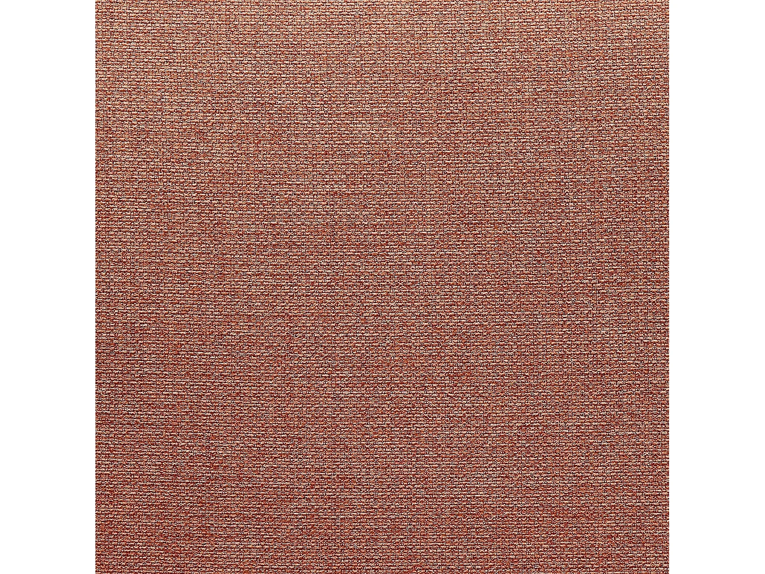 Lot de 2 chaises en tissu et métal noir - Terracotta