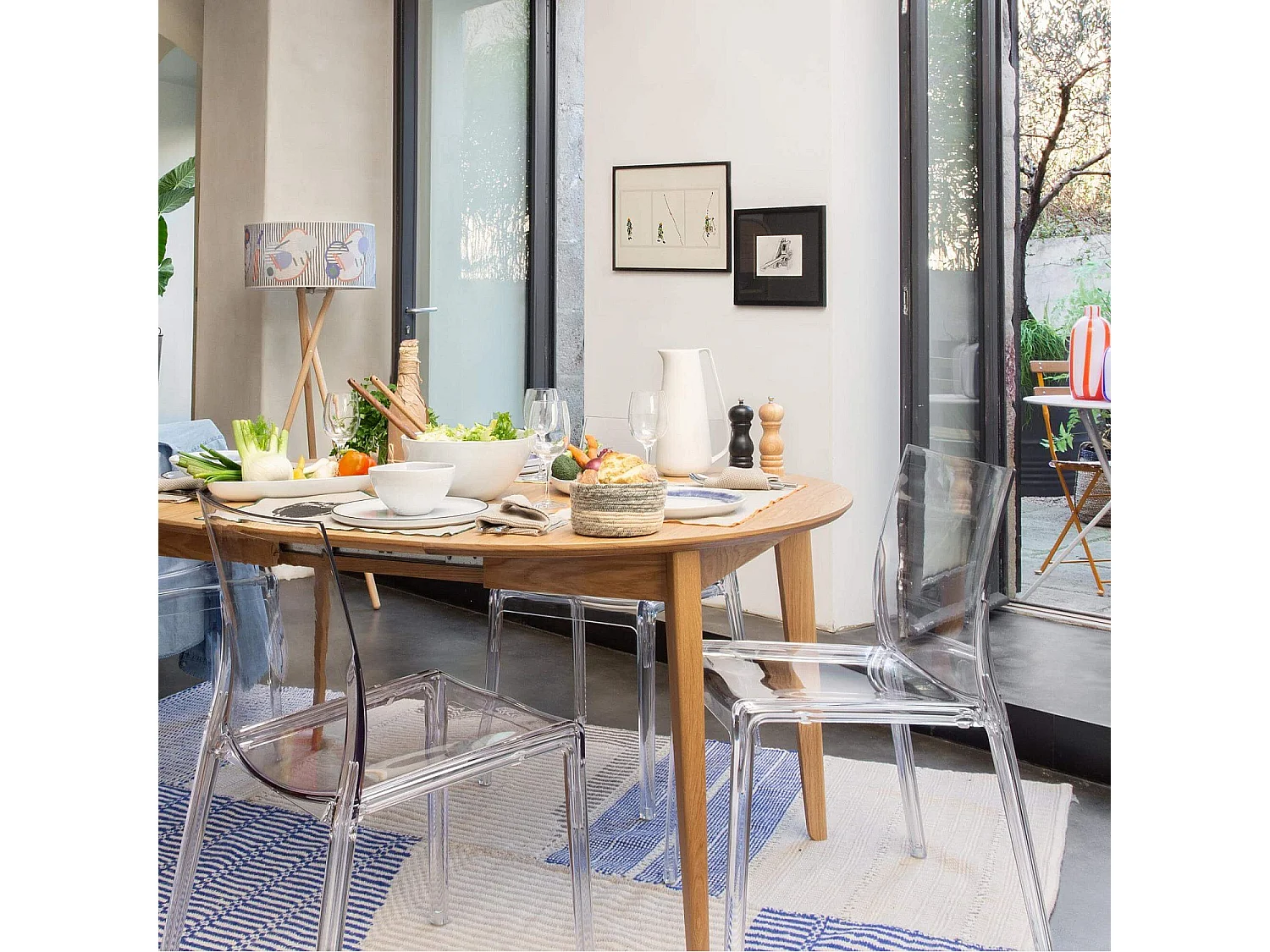 Habitat - Chaise transparente en plastique - Mamamia II