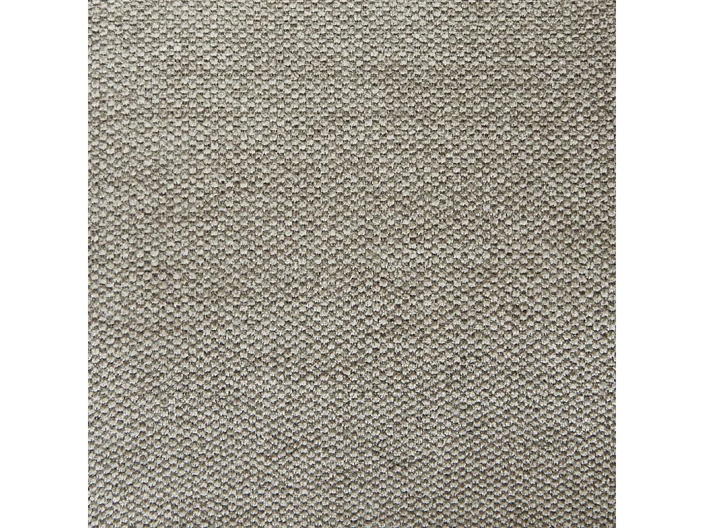 Habitat - Lot de 2 chaises pivotantes en tissu et métal noir avec accoudoirs - Gris perle - Omida