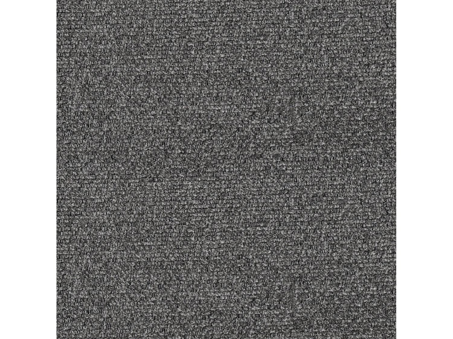 Lot de 2 chaises pivotantes en tissu chenille et métal noir - Gris galet