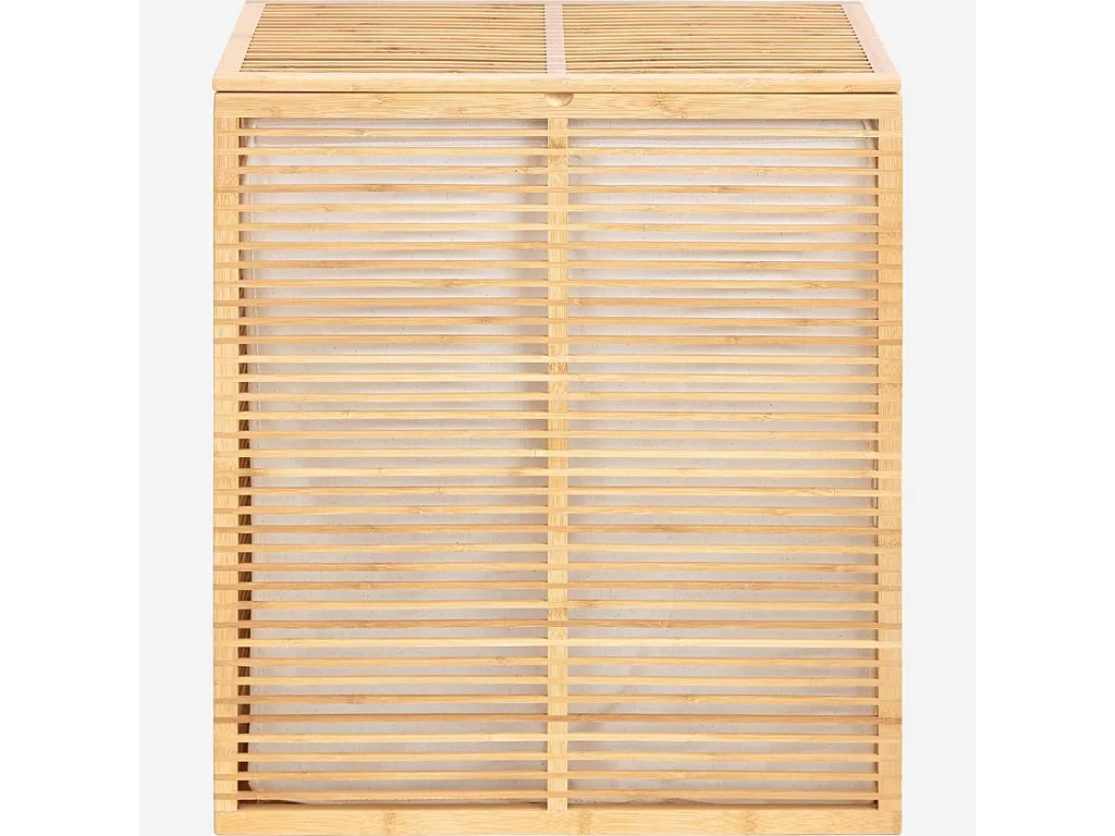 Habitat - Panier à linge en bambou - Naturel - Charles