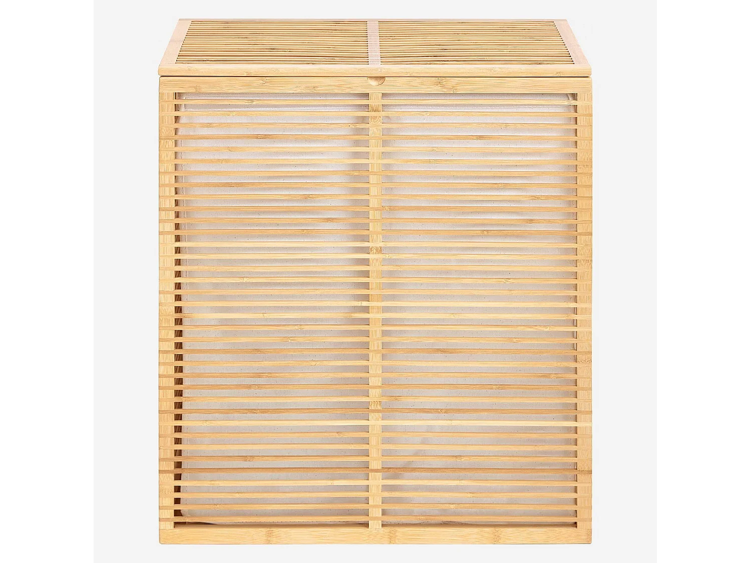 Habitat - Panier à linge en bambou - Naturel - Charles