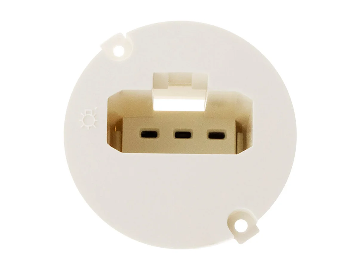 Lot de 5 couvercles DCL pour boîte applique Ø50mm - Blanc - Zenitech