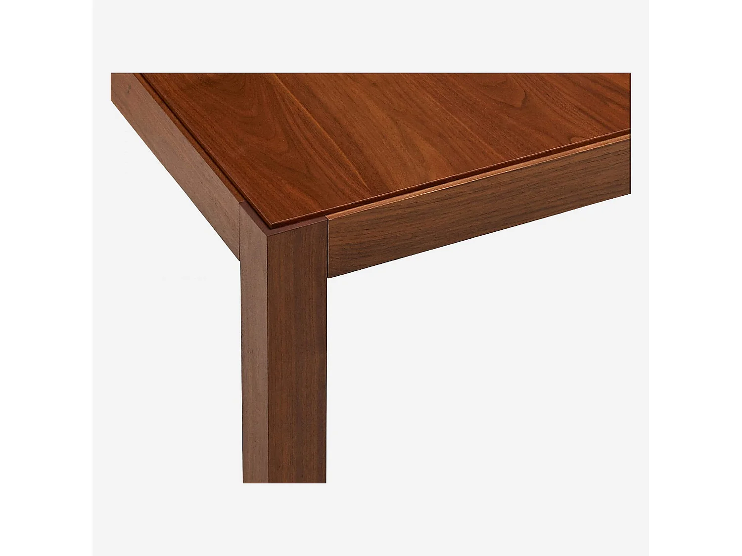 Habitat - Table rectangulaire extensible en bois - Noyer - Drio