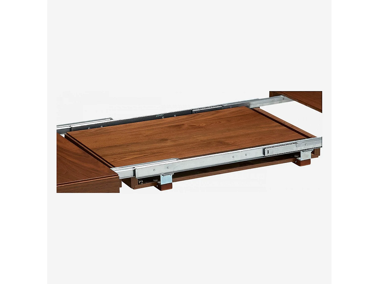 Habitat - Table rectangulaire extensible en bois - Noyer - Drio