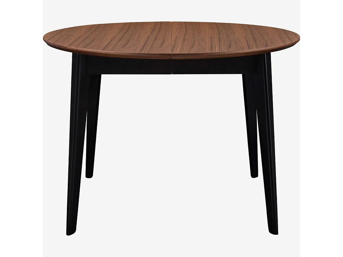 Habitat - Table ronde extensible en noyer - Moder