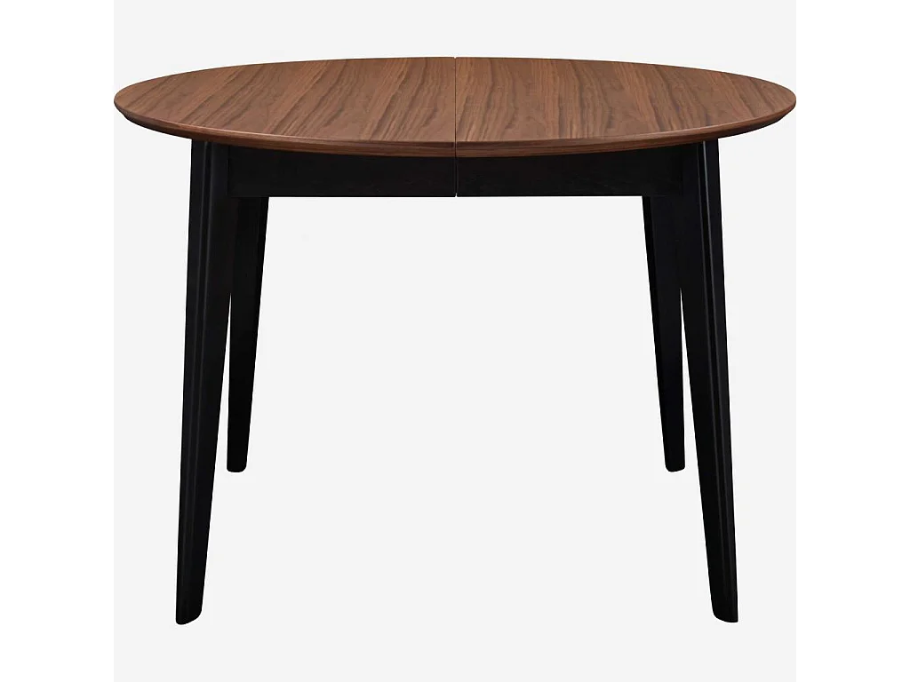 Habitat - Table ronde extensible en noyer - Moder