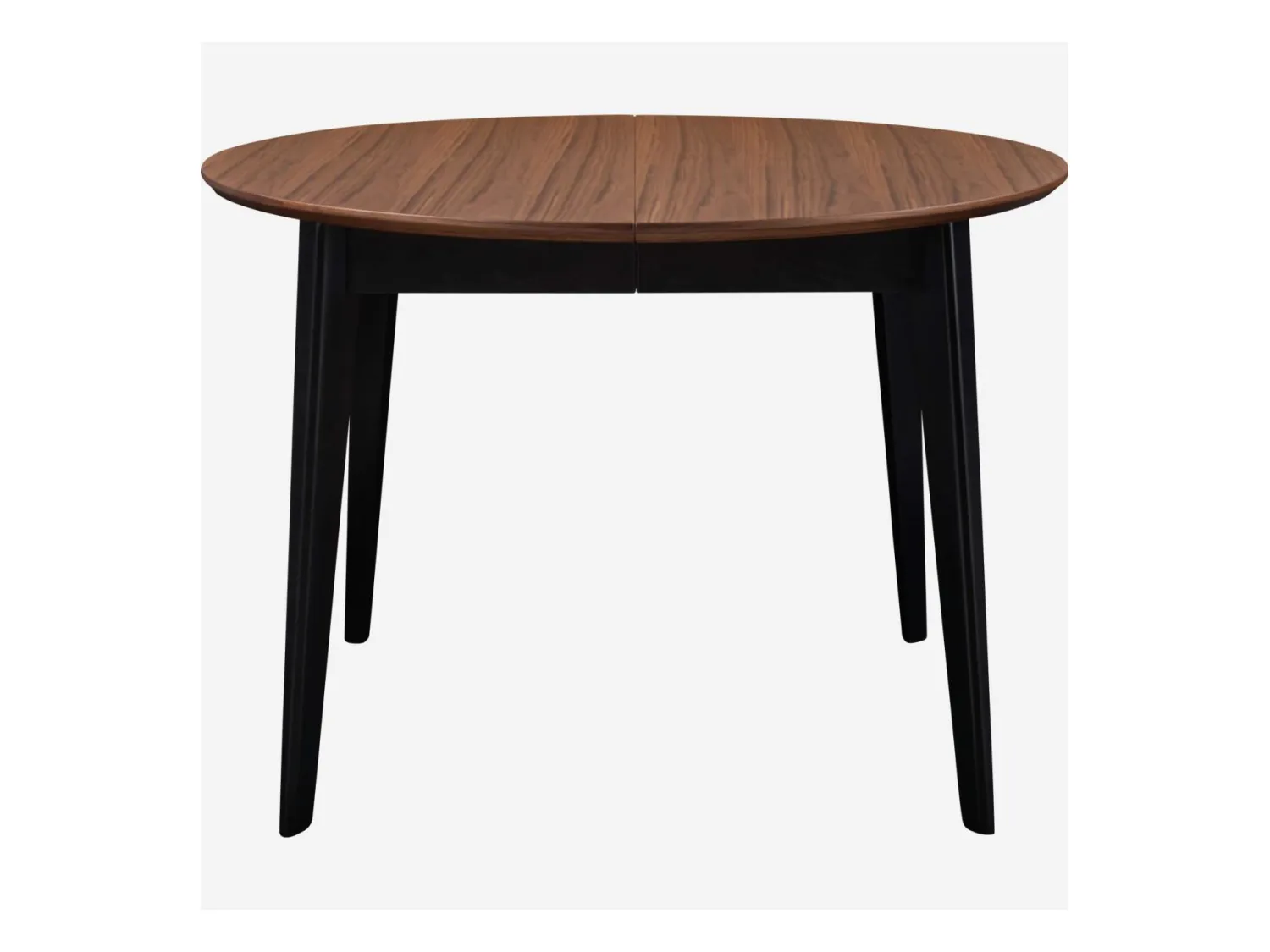Habitat - Table ronde extensible en noyer - Moder