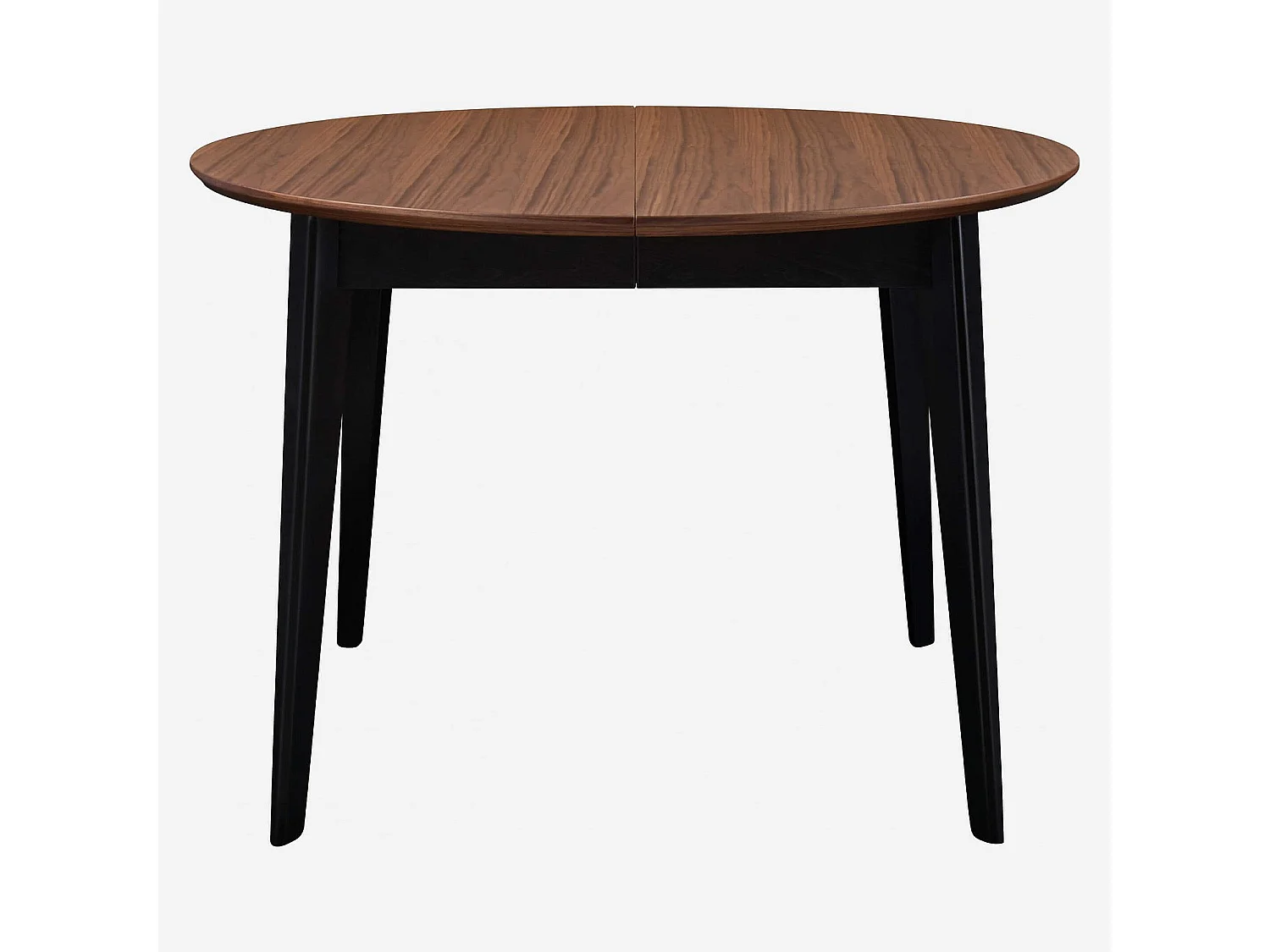 Habitat - Table ronde extensible en noyer - Moder