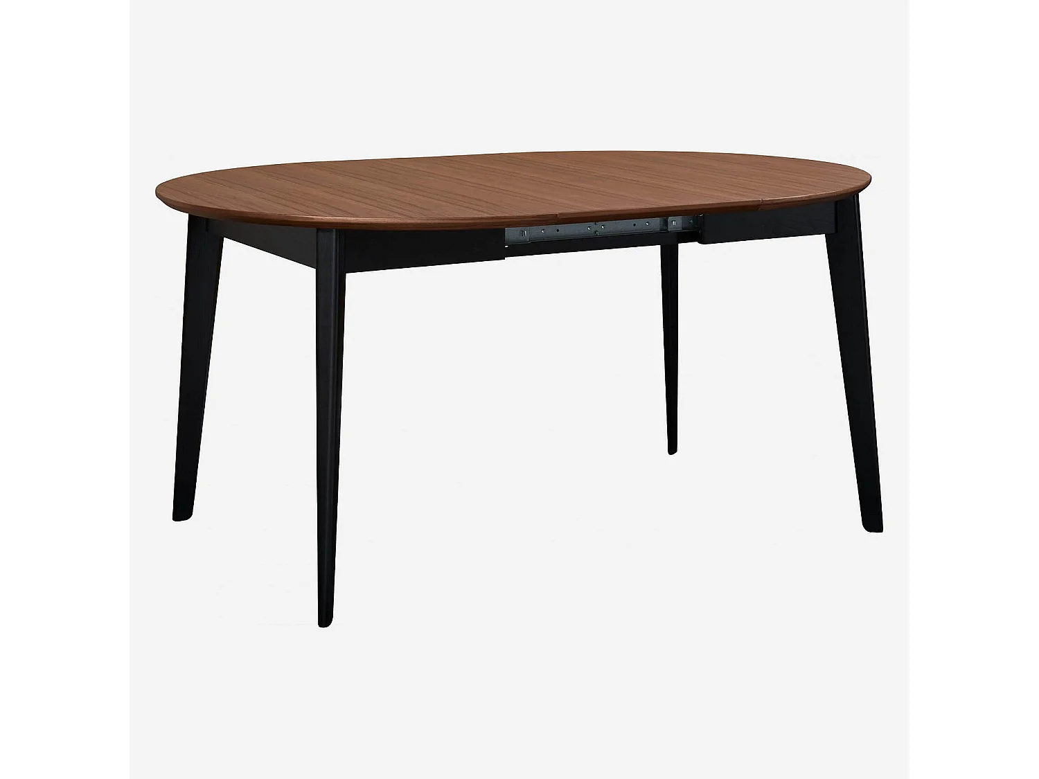 Habitat - Table ronde extensible en noyer - Moder