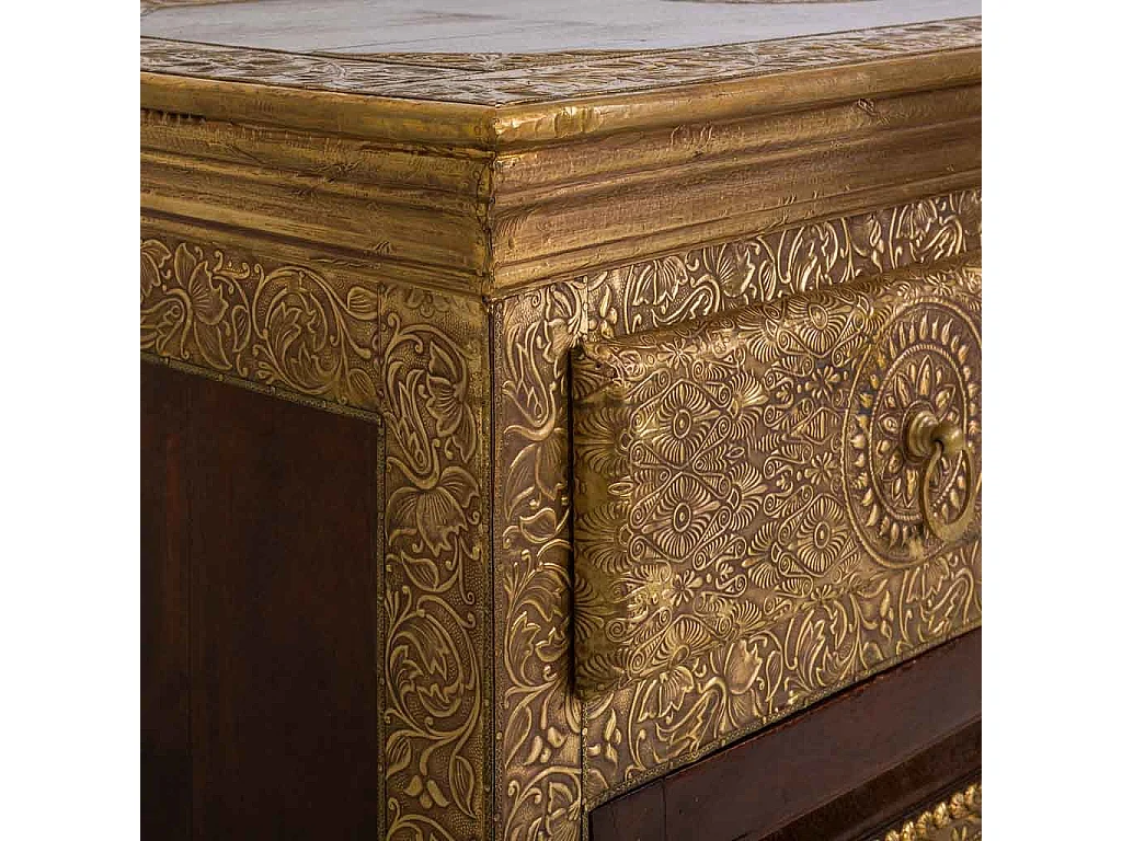 Aparador de madeira artesanal 175x50x101h cm