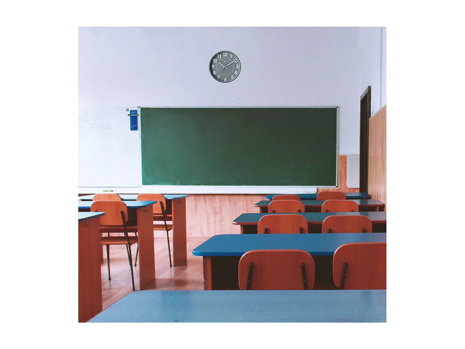 Horloge silencieuse Abylis Ø30cm - Gris - Orium