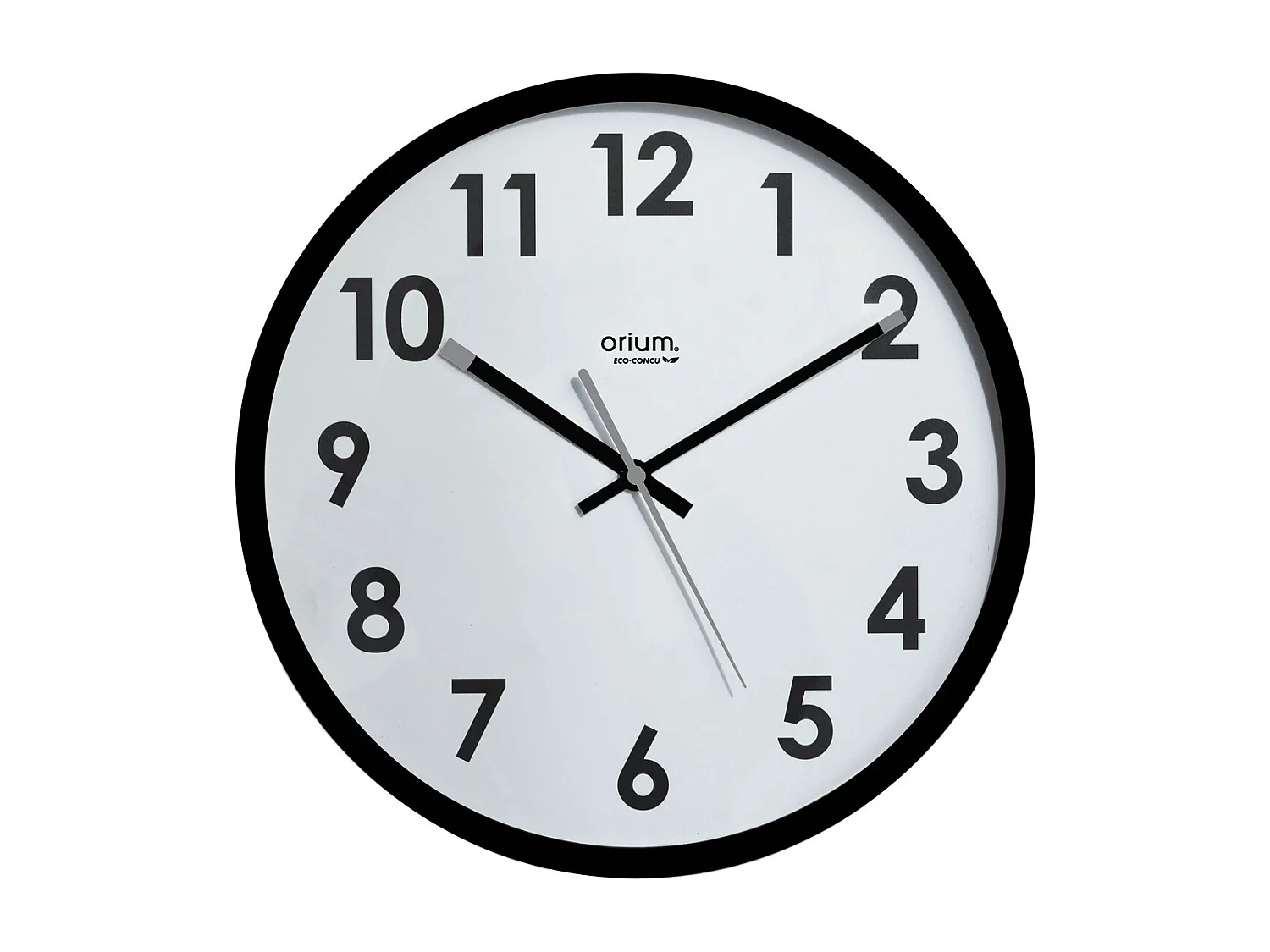 Horloge Naturalis Ø30cm - Noir - Orium