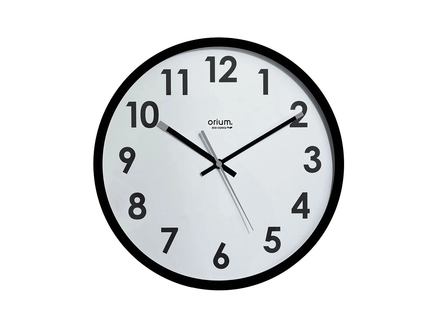 Horloge Naturalis Ø30cm - Noir - Orium