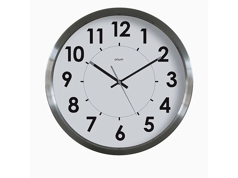 Horloge Inox Stan Ø25cm - Orium