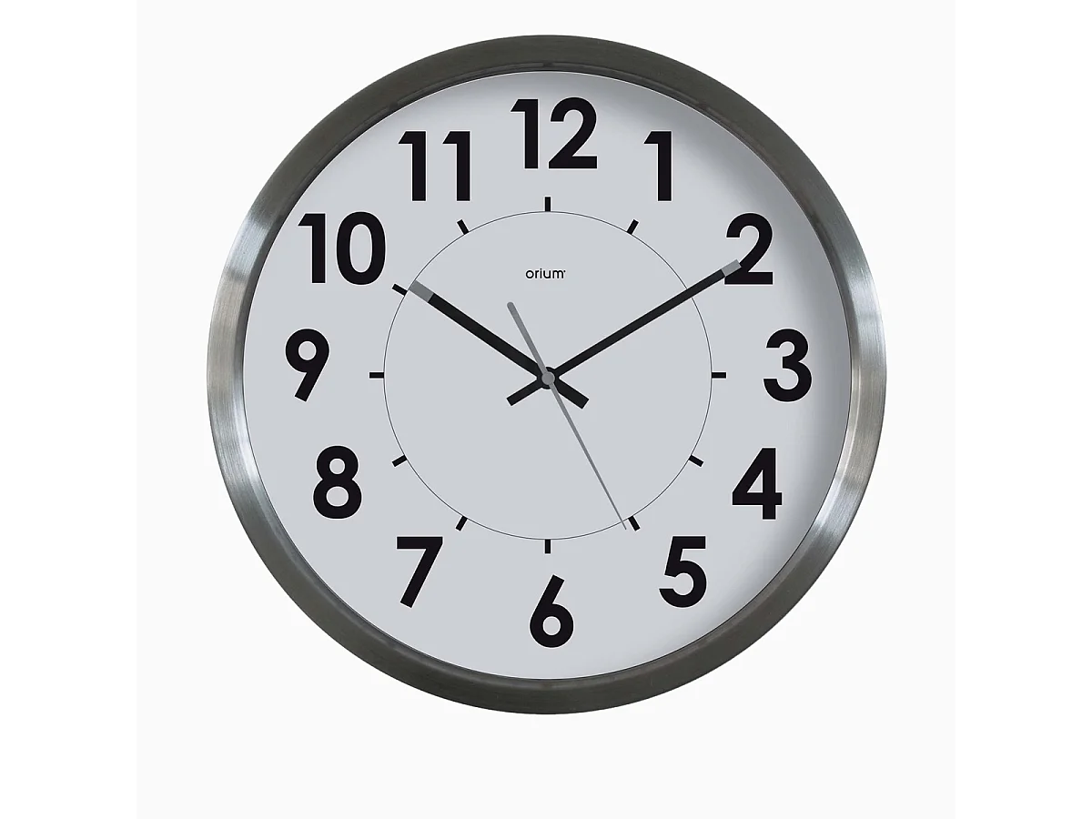 Horloge Inox Stan Ø25cm - Orium