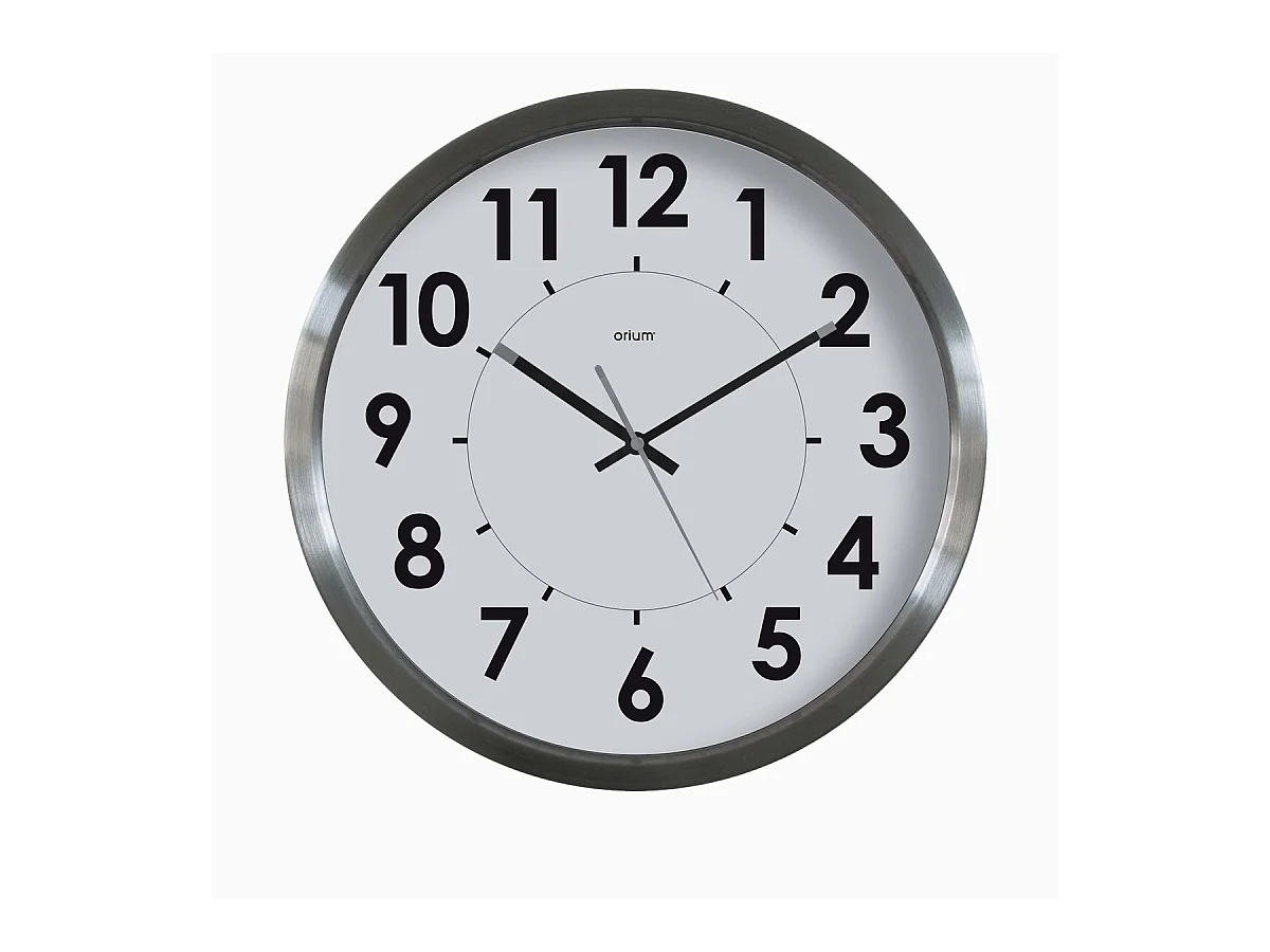 Horloge Inox Stan Ø25cm - Orium