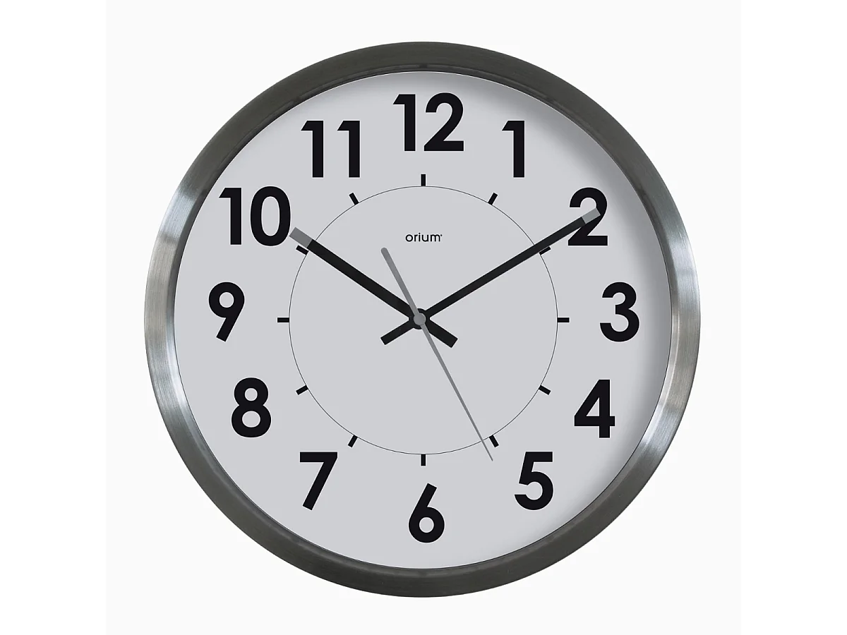 Horloge Inox Stan Ø35cm - Orium