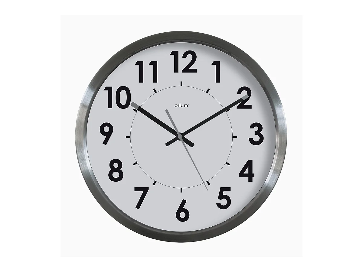 Horloge Inox Stan Ø35cm - Orium