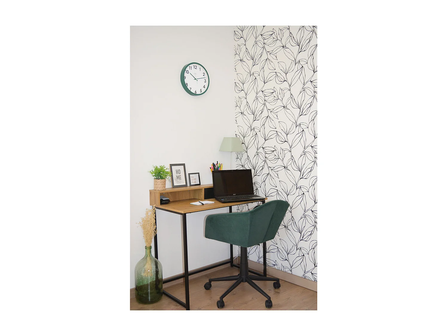 Horloge Naturalis Ø30cm - Vert - Orium