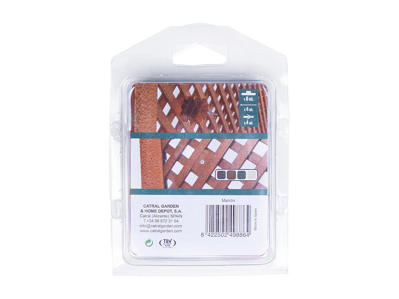 Kit separadores marco marron 1X3 M