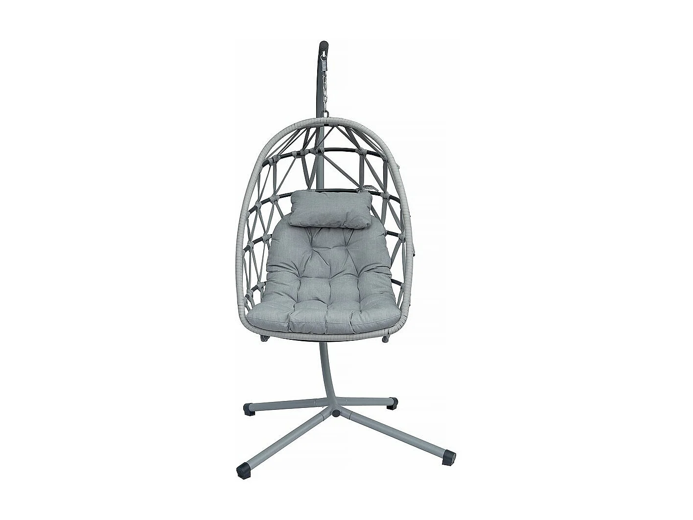 Hangende tuinstoel "Cony" Grijs Comfortabel en Elegant