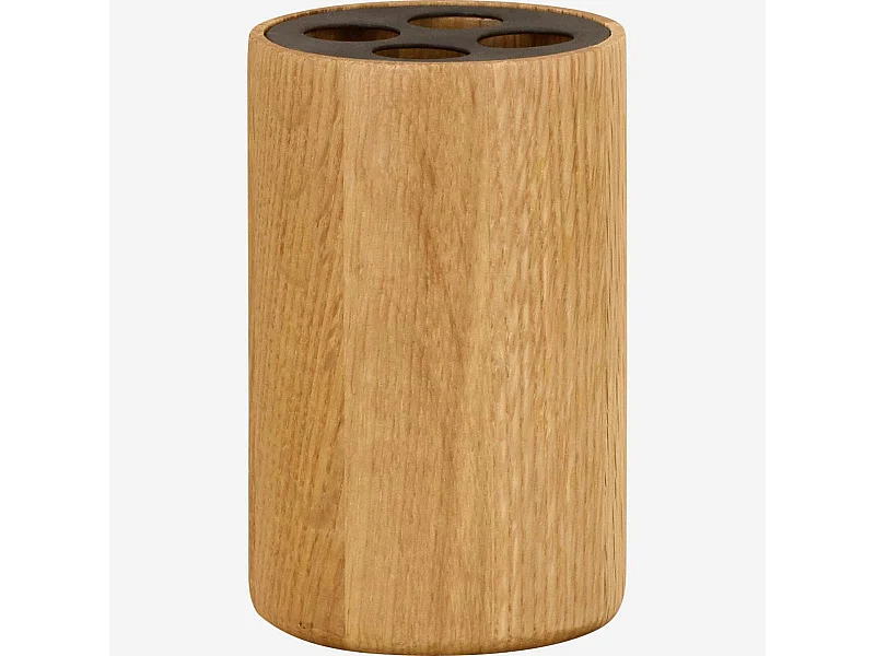 Habitat - Porte brosse à dents - Chêne - Majestic