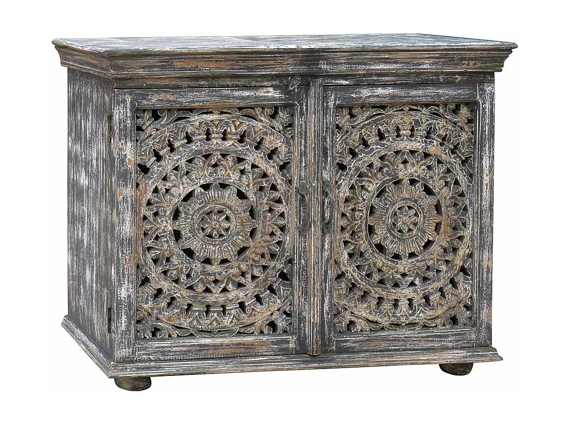 Table d'entrée en bois fabriquée à la main 106x45x88h cm