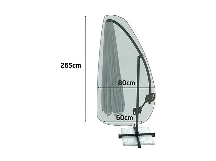 Funda de parasol COVERTOP - Topo - 60 x 80 x 265 cm