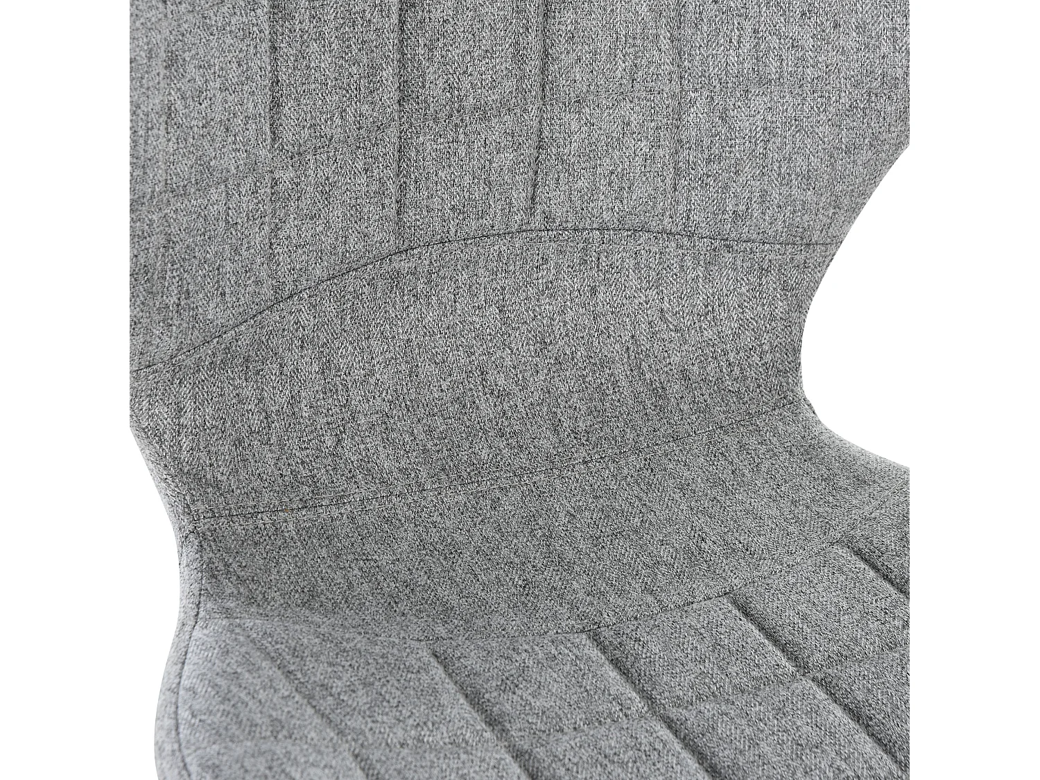 Lot de 2 tabourets de bar design contemporain hauteur d'assise réglable 59-81 cm pivotant 360° lin gris