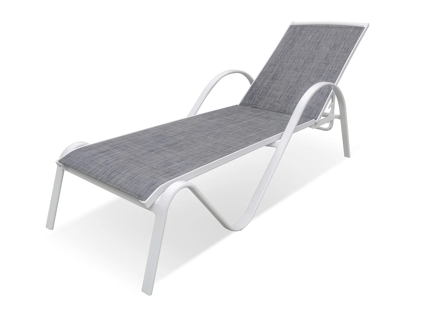 Bain de soleil en aluminium Blanc SUNSET