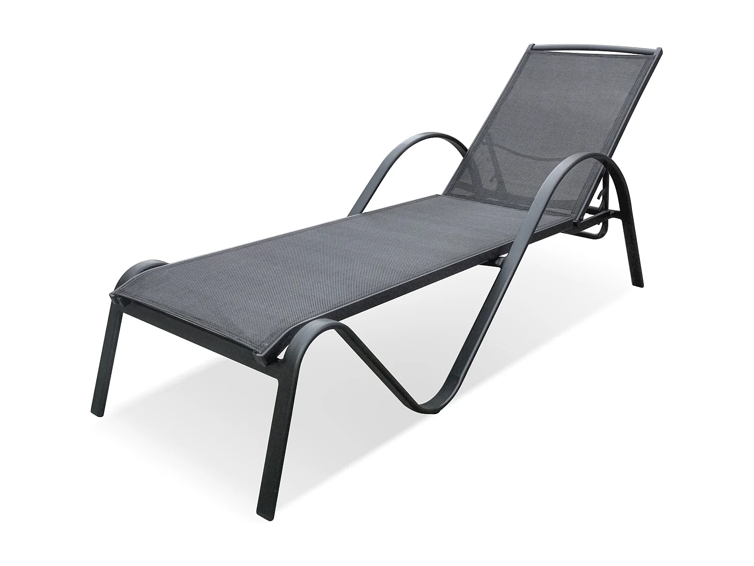 Bain de soleil en aluminium Noir SUNSET