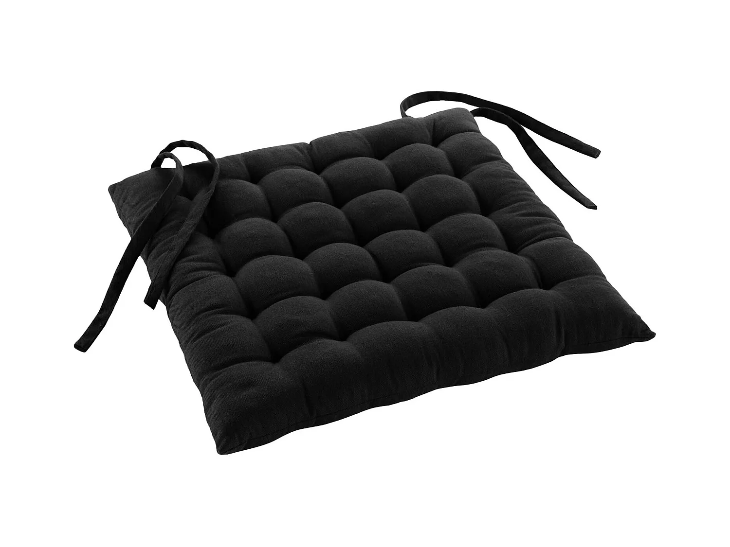 Coussin de Chaise "Twily" 38x38cm Noir