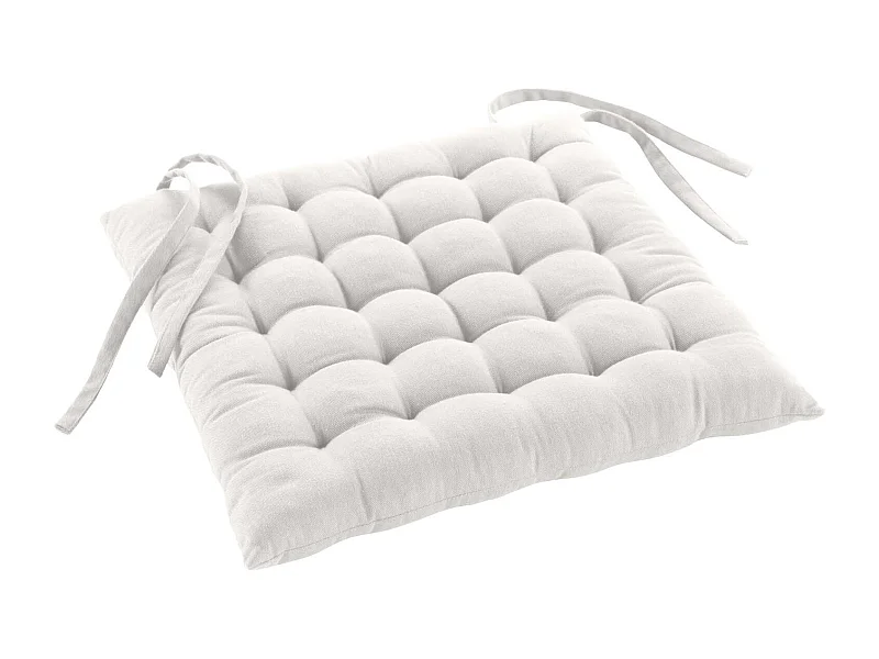 Coussin de Chaise "Twily" 38x38cm Blanc