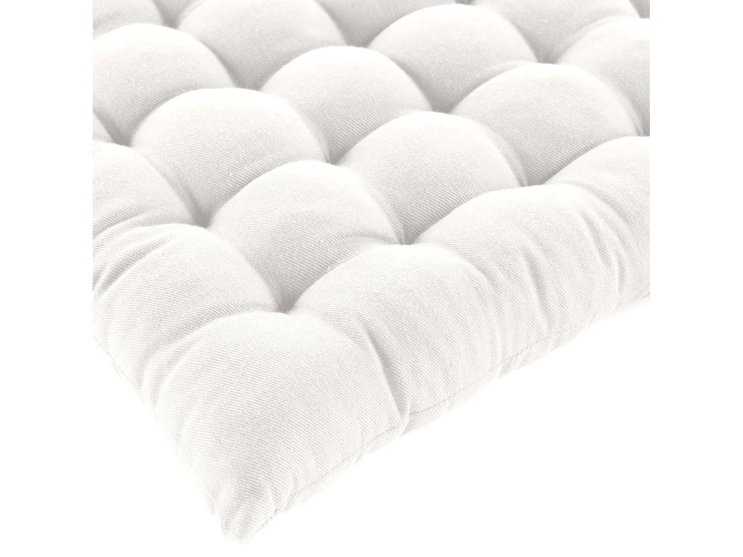 Coussin de Chaise "Twily" 38x38cm Blanc