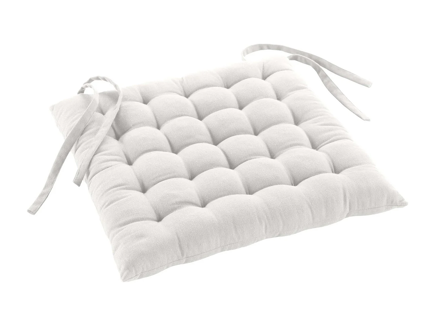 Coussin de Chaise "Twily" 38x38cm Blanc