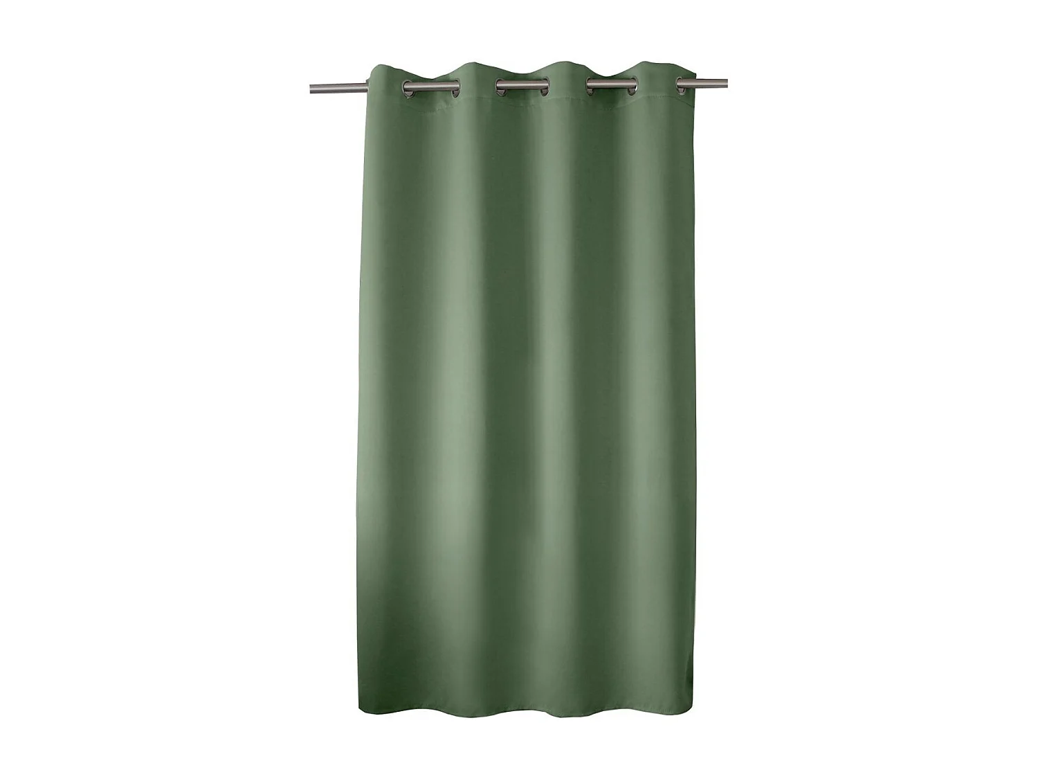 Verdunkelungsvorhang mit schwarzen Fäden und 8 Ösen 140 x 180 cm