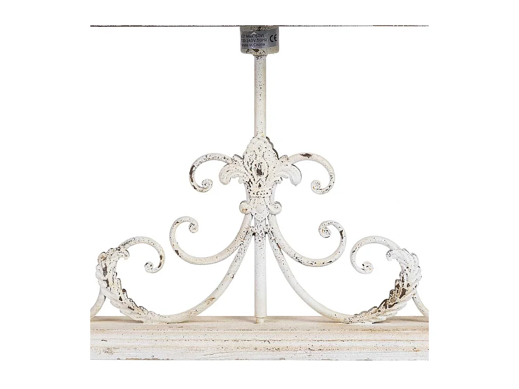 Candeeiro de parede em madeira e metal cinzento 50x20x56h cm