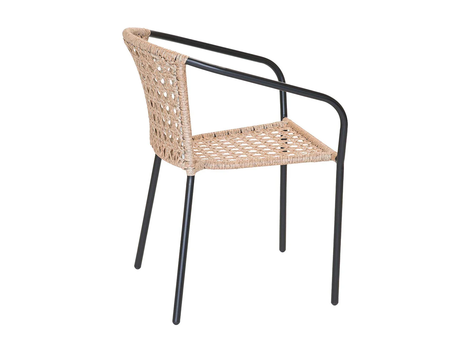 Fauteuil en résine tressée façon cannage Cocos